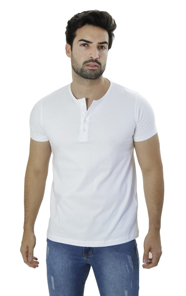 Camiseta Henley Egípcio Gola Padre